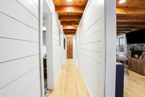 Interior - Tucked in the treetops, this charming mountain retreat blends rustic warmth with modern comfort  by the Sunshine Collective. (Cashiers)