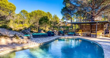 Holiday Home “Le Sabel” with Mountain View, Private Pool and Wi-Fi