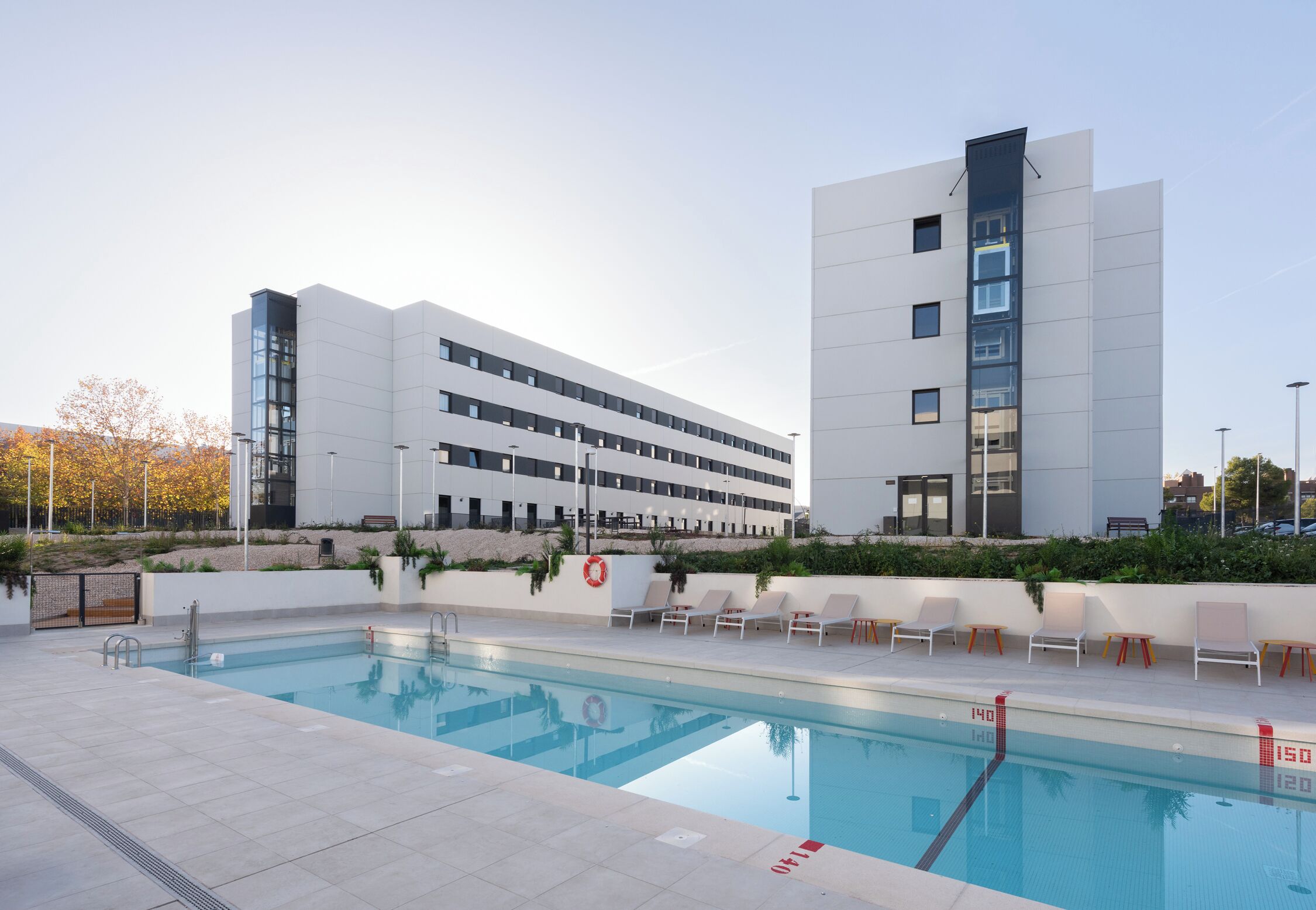 Seasonal outdoor pool
