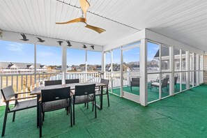 Outdoor dining - Reel Nauti at Ocean Village by Seaside Vacations & Sales (Ocean City)