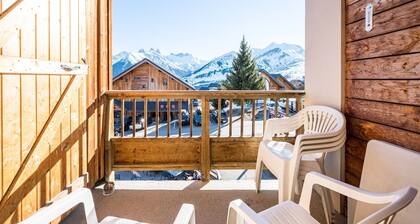 La Marmotte des Sybelles - Pistes à 50 m