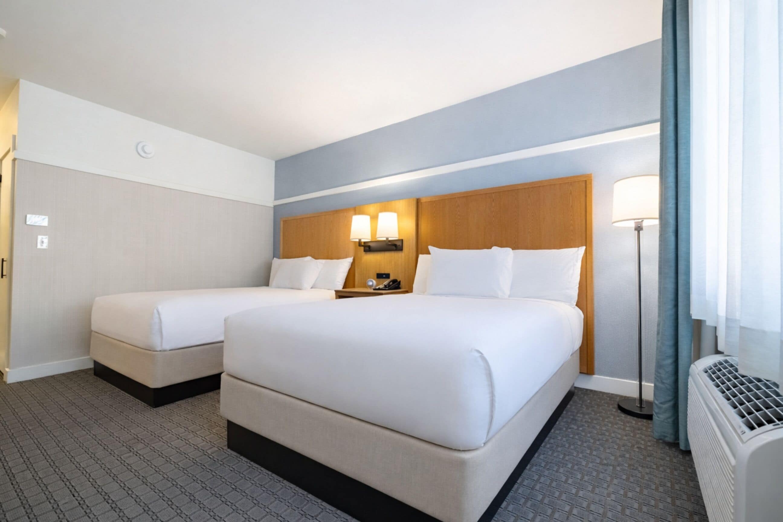 Double/Double Standard Room | In-room safe, desk, laptop workspace, blackout drapes