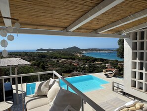 Property grounds - Villasimius vacation home with private pool spectacular sea view golf porto (Villasimius)