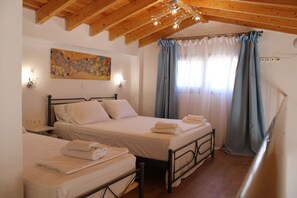 Desk, iron/ironing board, free WiFi, bed sheets - AENAON Corfu Luxury Apartments #06 - Poseidon Apt (Ypsos)