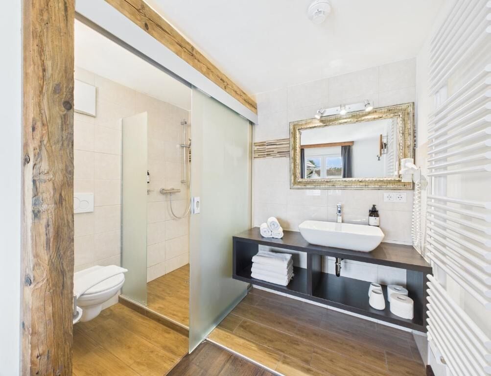 Junior-Suite, Stadtblick | Badezimmer