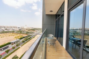 Luxury Apartment, Balcony, City View | Balcony - Vogue | The Gate near Yas Island | Ferrari World (Abu Dhabi)