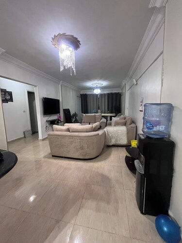 Spacious 3-bedroom steps from sea apartment in fantastic Alexandria with AC