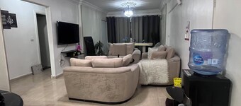 Spacious 3-bedroom steps from sea apartment in fantastic Alexandria with AC