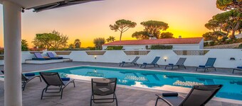 Sophisticated villa with heatable pool