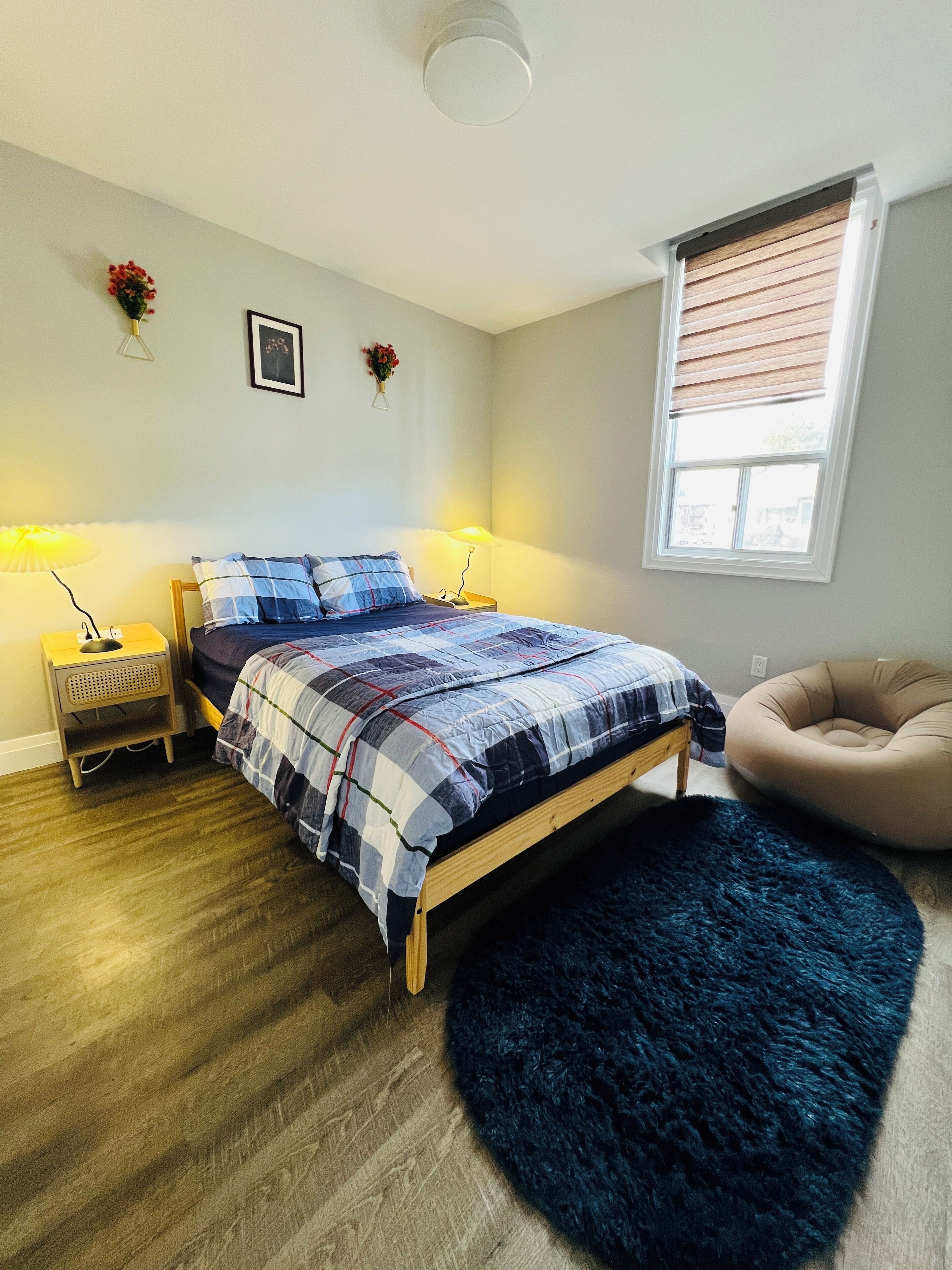 2 bedrooms, iron/ironing board, free WiFi, bed sheets