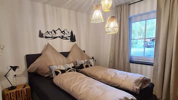 2 chambres, fer et planche Ă repasser, Wi-Fi, draps fournis