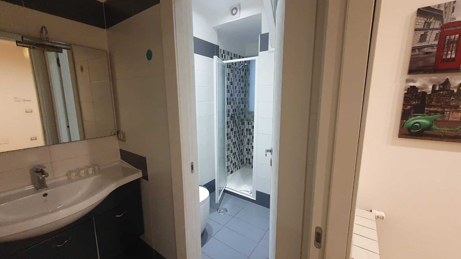 Leilighet (2 Bedrooms) | Bad | Dusj, bidé og håndklær