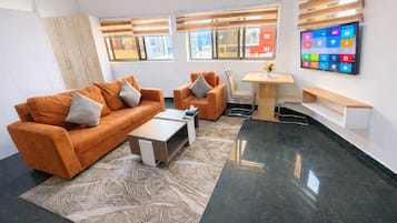 Superior Apartment, 1 Bedroom | Living area