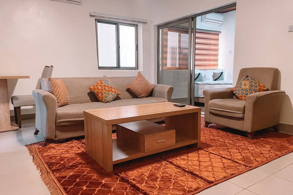 Superior Apartment, 1 Bedroom | Living area