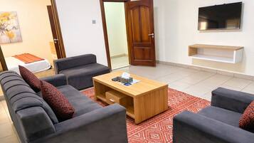 Superior Apartment, 1 Bedroom | Living area