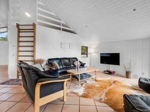 Televisión, chimenea