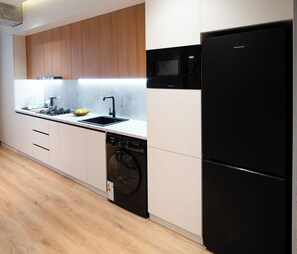 Private kitchen - City Deluxe Apartments (Tashkent)