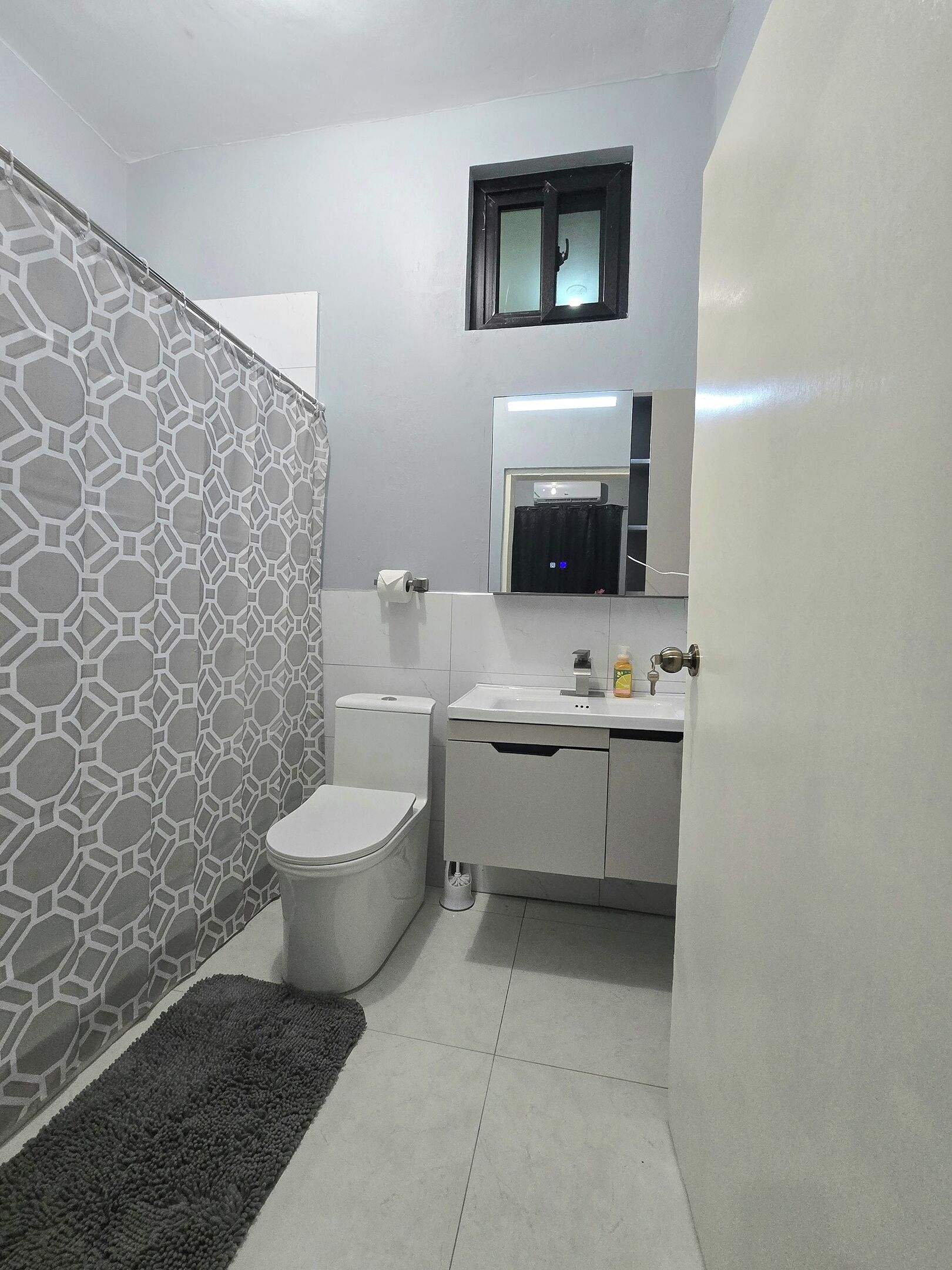 Towels, soap, toilet paper