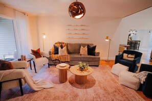 House, Multiple Beds, Hot Tub (The 312 House) | Living area - The 312 House A Boho Retreat Hocking Hills (Logan)