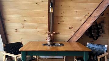 Cabin, Multiple Beds, Hot Tub, Partial Sea View (NordHavn) | 2 bedrooms, individually decorated, individually furnished, bed sheets