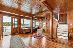 Interior - Waterfront Southport Cottage w/ Private Dock Quiet Coastal Retreat. (Southport)