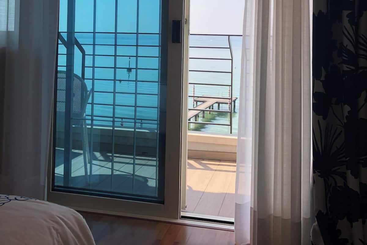 Panoramic Double Room, Lake View | In-room safe, desk, free WiFi, bed sheets