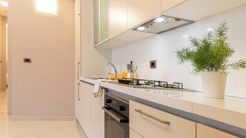 Réfrigérateur, four, plaque de cuisson, lave-vaisselle