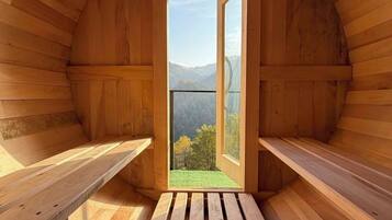 Comfort Double or Twin Room, Balcony, Mountain View | Sauna
