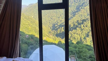 Chambre Confort Double ou avec lits jumeaux, balcon, vue montagne