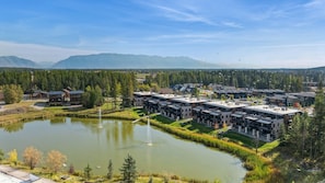 Exterior - New Build Condo! Views of the Mountains! Private Hot Tub and Fireplace! (Whitefish)