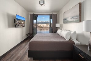 2 bedrooms, iron/ironing board, free WiFi, bed sheets - New Build Condo! Views of the Mountains! Private Hot Tub and Fireplace! (Whitefish)