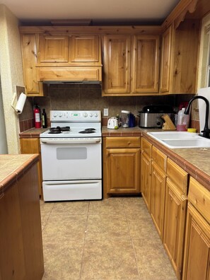 Microwave, oven, stovetop