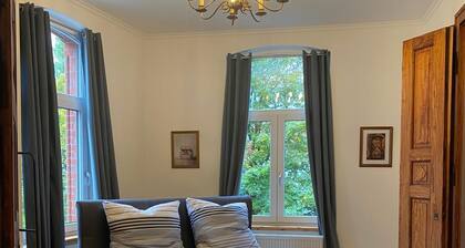 City apartment in old building style