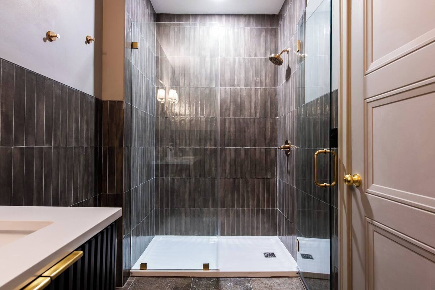 Shower, eco-friendly toiletries, hair dryer