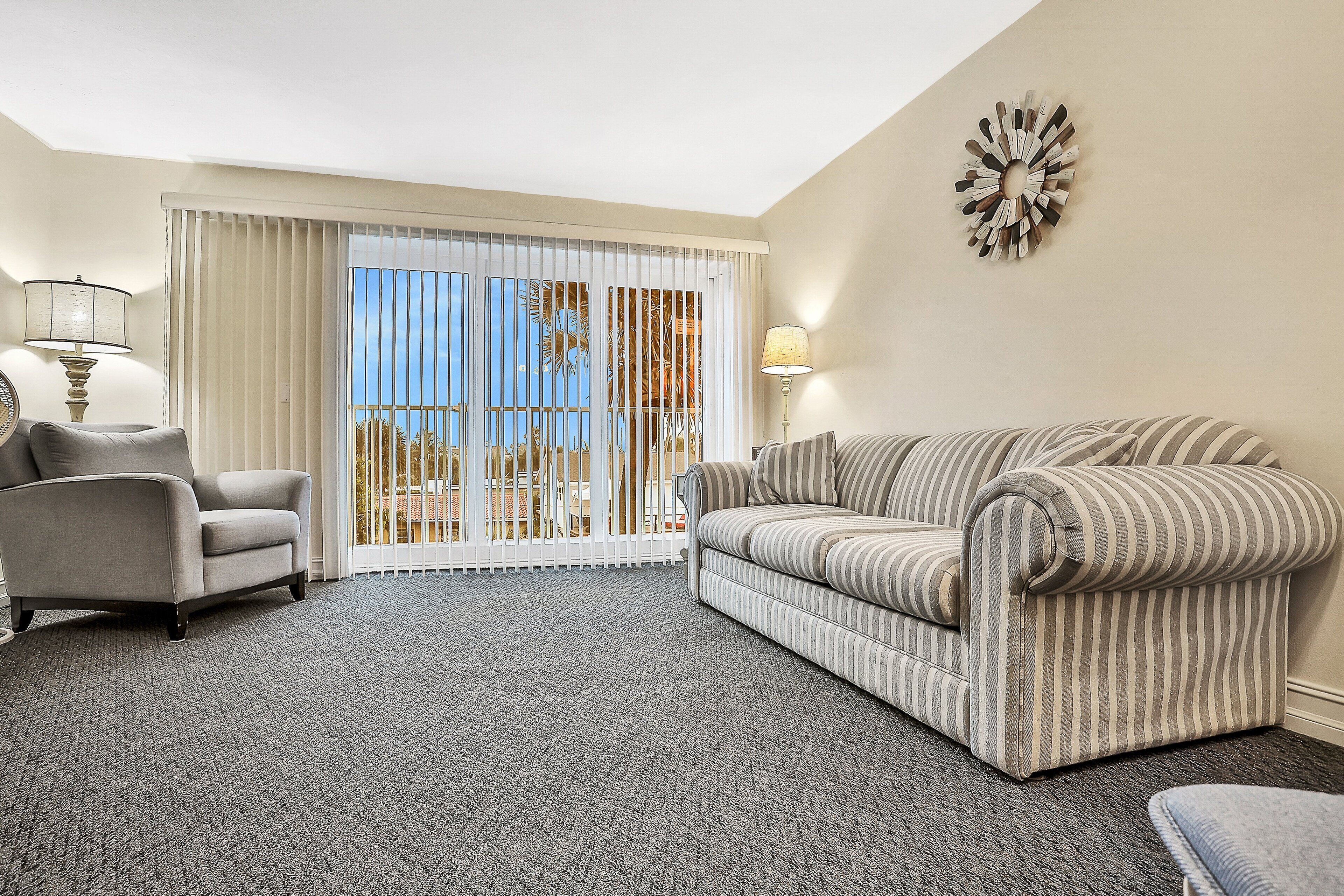 Condo, 1 Queen Bed, Patio, Pool View (Tucked Away in the Sand) | Living area