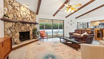 House, Multiple Beds, Pool Access, Garden View (St Christopher's Retreat) | Living area
