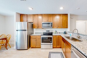 House, Multiple Beds, Patio, Garden View (Tropical Haven Retreat) | Private kitchen | Dining tables - Tropical Haven Retreat (Palm Bay)