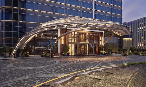 Majoituspaikan sisäänkäynti