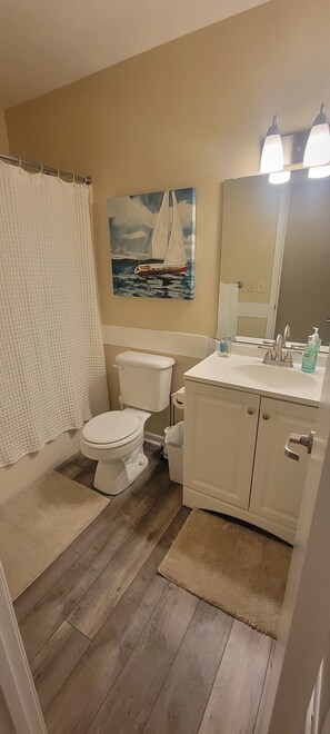 Hårtørrer, håndklæder, Sæbe, Toiletpapir