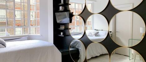 1 bedroom, iron/ironing board, Internet, bed sheets