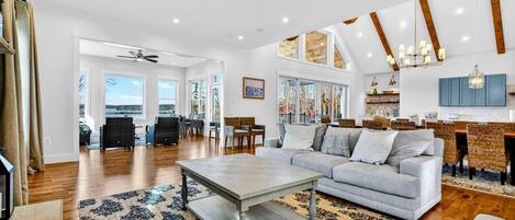 TV, fireplace, stereo, offices