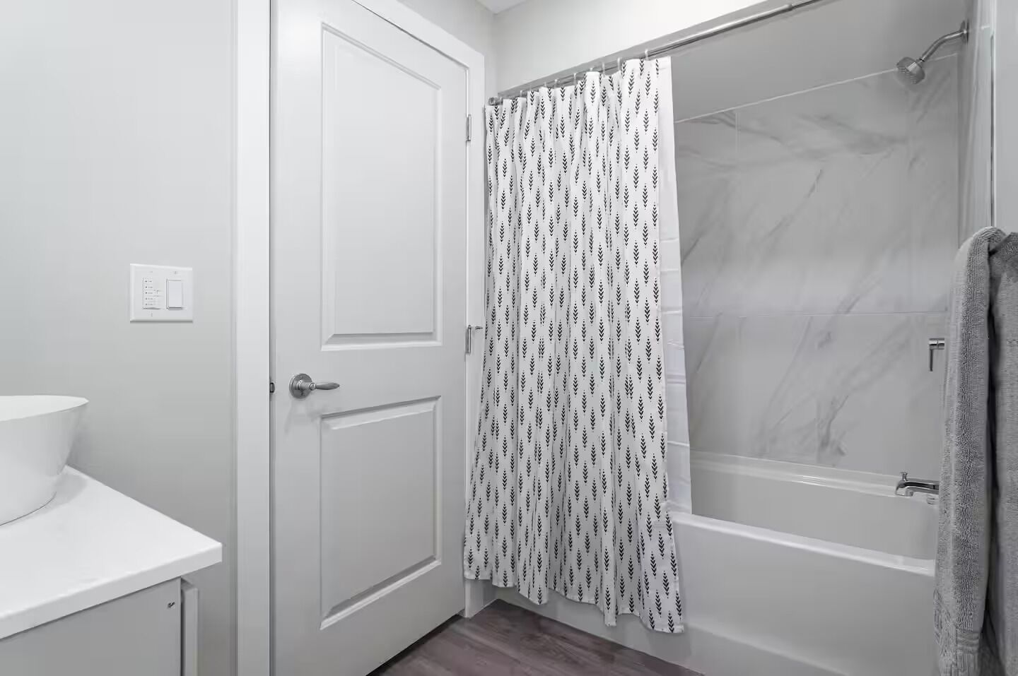 Towels, soap, toilet paper