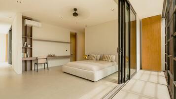 4 habitaciones, escritorio, tabla de planchar con plancha y wifi