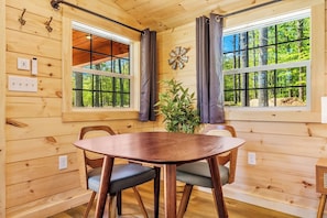 Dining - Modern Forest Cabin w/ Private Hot Tub & Fire Pit (Oxford)