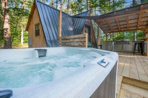 Bain à remous extérieur