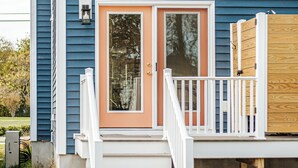 Exterior detail - New! By Park-Family Friendly-Fenced Yard-Fire Pit! Walk to Central Park & Beach! (Cape Charles)