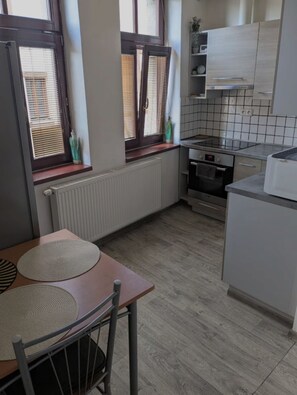 Private kitchen - Quaint 2-bedroom apartment in Nejdek perfect for your getaway (Nejdek)