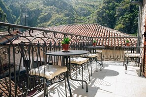 Comfort Double Room, 1 Queen Bed, Terrace, Mountain View | Terrace/patio - Filip Deluxe Rooms (Kotor)