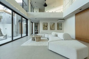 Villa, Valley View | Living area - Ultra-Luxe 4BR Seminyak Villa | Enclosed AC Living & Private Pool (Seminyak)
