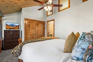 Relax and unwind in this queen room with television - Ski Vibes + Summer Fun, Pool & Hot Tub & A/C (Park City)